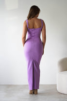 Brooke Square Neck Maxi Dress | Lilac | Oh Hello Clothing | XS (6)