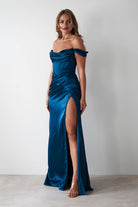 Dionne Soft Coset Maxi Gown | French Navy | Oh Hello Clothing | S (8)