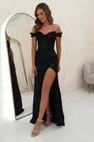 Khacy Embellished Gown | Black | Oh Hello Clothing | XS (6)