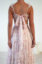 Khristina Floral Tulle Maxi Dress | Cream - Oh Hello Clothing