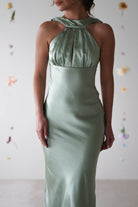 Lauryn Halter Neck Maxi Dress | Sage - Oh Hello Clothing