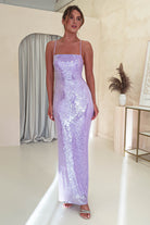 Renesmee Sequin Maxi Dress | Lilac | Oh Hello Clothing | XS (6)