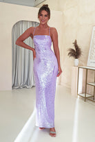 Renesmee Sequin Maxi Dress | Lilac | Oh Hello Clothing | XS (6)