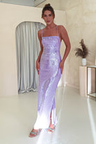 Renesmee Sequin Maxi Dress | Lilac | Oh Hello Clothing | XS (6)