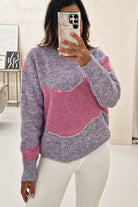 Rosalind Sequin Detail Jumper | Lilac/Pink | Oh Hello Clothing | One Size | 6 - 12