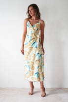 Sarah Floral Print Midaxi Wrap Dress | Mixed Print - Oh Hello Clothing