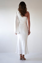 Sylvana Silky Maxi Dress | Ivory - Oh Hello Clothing