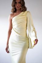 Sylvana Silky Maxi Dress | Yellow - Oh Hello Clothing