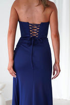 Grasie Bodycon Strapless Gown | Navy | Oh Hello Clothing | XS (6)