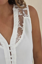 Hermie Lace Blouse | Ivory | Oh Hello Clothing | S (8)