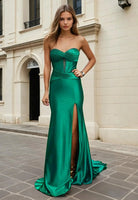 Karra Bodycon Strapless Gown | Emerald Green | Oh Hello Clothing | S (8)