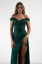 Khacy Embellished Gown | Emerald | Oh Hello Clothing | XS (6)