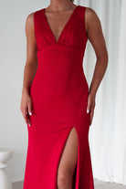 Kleo Bodycon Gown | Red | Oh Hello Clothing | S (8)