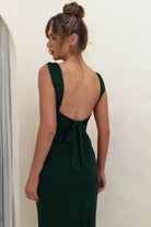 Laurelle Bodycon Midaxi Dress | Forest Green | Oh Hello Clothing | XS (6)