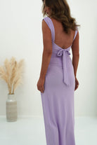 Laurelle Bodycon Midaxi Dress | Lilac - Oh Hello Clothing