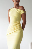 Libra Bodycon Maxi Dress | Yellow | Oh Hello Clothing | XS (6)