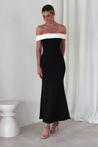 Lily Bodycon Maxi Dress | Monochrome | Oh Hello Clothing | XS (6)