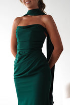 Lisa Multiway Chiffon Gown | Hunter Green | Oh Hello Clothing | XS (6)