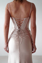 Meaghan Bodycon Gown | Champagne | Oh Hello Clothing | S (8)