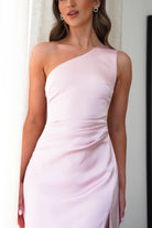 Meera Soft Matte Satin Midaxi Dress | Blush Pink | Oh Hello Clothing | XS (6)