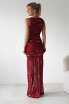 Merlo Mesh Bandage Dress | Mixed Print | Oh Hello Clothing | S (8)