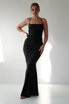 Monette Bodycon Maxi Gown | Black | Oh Hello Clothing | XS (6)