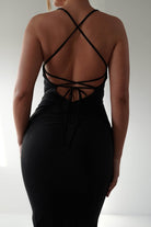 Monette Bodycon Maxi Gown | Black | Oh Hello Clothing | XS (6)
