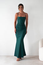 Monette Bodycon Maxi Gown | Emerald Green | Oh Hello Clothing | XS (6)