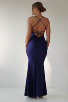 Monette Bodycon Maxi Gown | Navy | Oh Hello Clothing | XS (6)