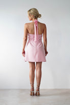 Morocco Halterneck Mini Dress | Pink - Oh Hello Clothing