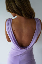 Neelia Mesh Bodycon Midaxi Dress | Lilac | Oh Hello Clothing | XS (6)