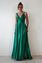 Penelope Glitter Princess Gown | Green | Oh Hello Clothing | S (8)