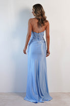 Perla Embellished Gown | Light Blue | Oh Hello Clothing | XS (6)