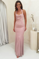 Piper Soft Satin Gown | Mauve | Oh Hello Clothing | S (8)
