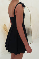 Amara Skater Mini Dress | Black | Oh Hello Clothing | XS (6)
