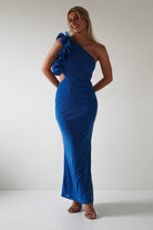 Sydney Bodycon Maxi Dress | Blue | Oh Hello Clothing | XS (6)