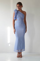 Sydney Bodycon Maxi Dress | Blue | Oh Hello Clothing | XS (6)