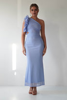 Sydney Bodycon Maxi Dress | Blue | Oh Hello Clothing | XS (6)