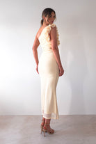 Sydney Bodycon Maxi Dress | Light Yellow | Oh Hello Clothing | XS (6)