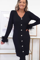 Lilliana Jumper Dress | Black | Oh Hello Clothing | ONE SIZE | 6 - 12