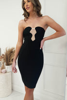 Radio City Bandage Dress | Black | Oh Hello Clothing | S (8)