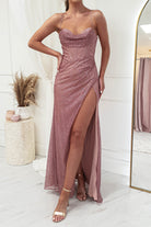 Esmeralda Glitter Gown | Rosewood | Oh Hello Clothing | S (8)