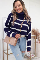 Catalina Striped Jumper | Navy | Oh Hello Clothing | ONE SIZE | 6 - 12
