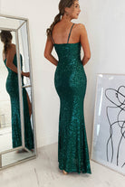 Mulan Sequin Gown | Emerald Green | Oh Hello Clothing | XS (6)