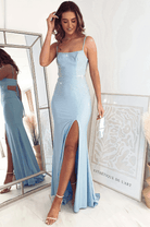 Obsession Diamond Gown | Light Blue | Oh Hello Clothing | S (8)