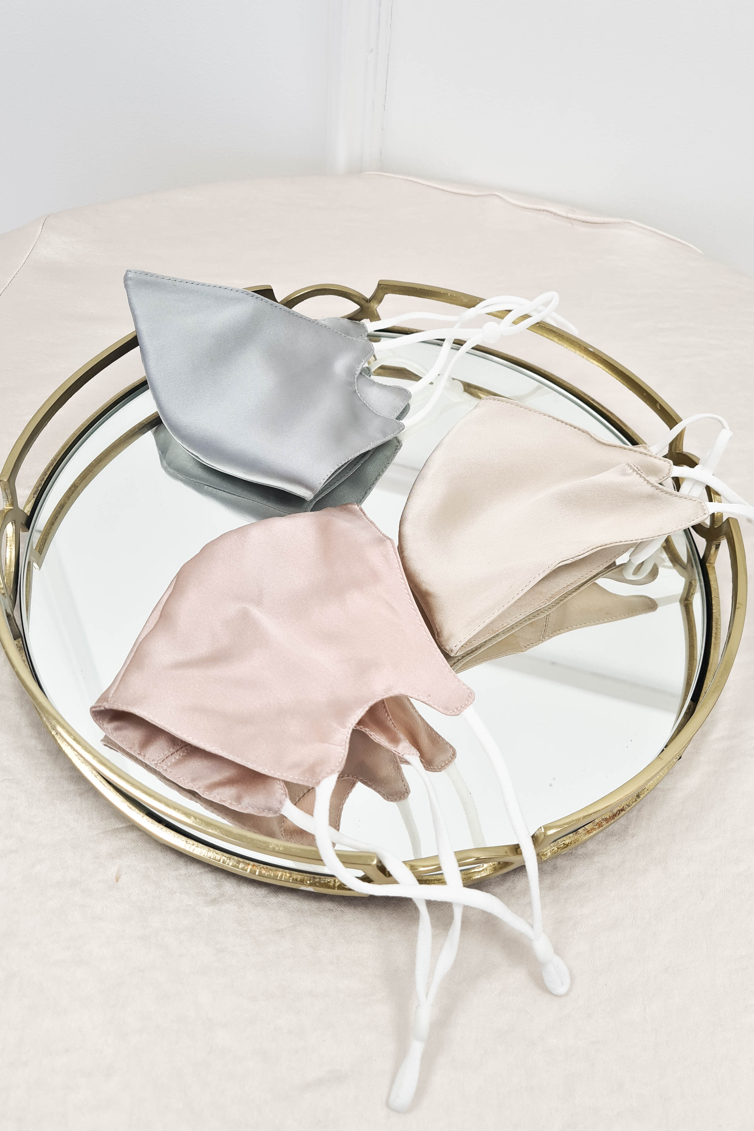 SilkLee | Luxury Mulberry Silk Face Mask | Oh Hello Clothing | Grey