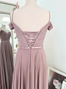 Sorrento Bridesmaid Dress Mauve | Oh Hello Clothing | XS (6)